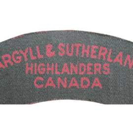 Title Argyll & Sutherland Higlanders Canada
