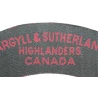 Title Argyll & Sutherland Higlanders Canada