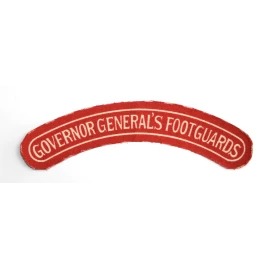 Title Governor General's Footguards Canadien