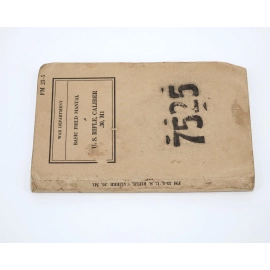 1940 instruction manual for M-1 Garand rifle