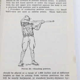 1940 instruction manual for M-1 Garand rifle