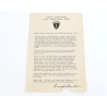 Message Général Dwight D Eisenhower