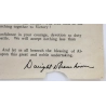 Message Général Dwight D Eisenhower
